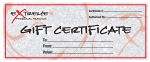 Xtreme Personal Training Gift Certificate Back