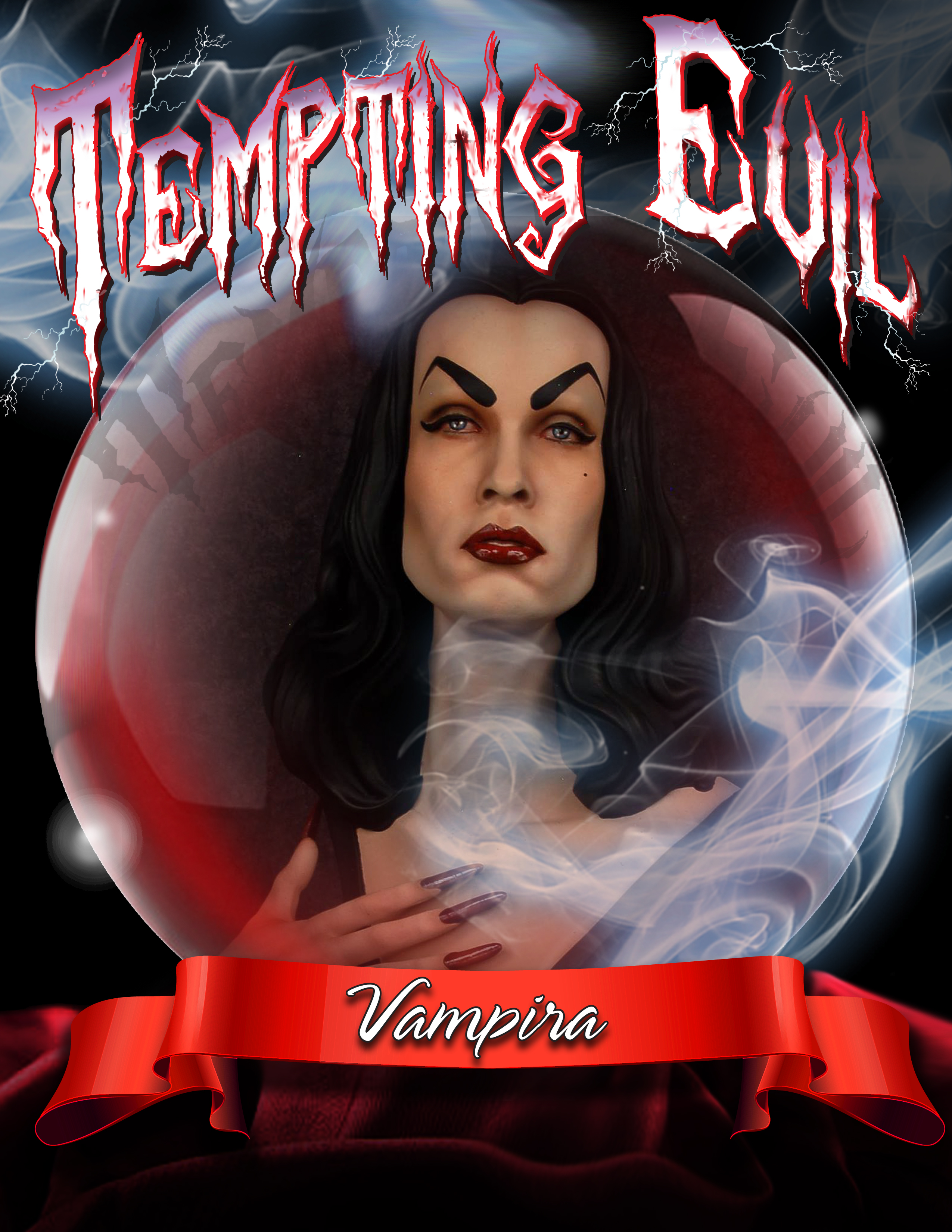 Tempting Evil Vampira Label Art